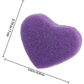 Konjac Esponjas Faciales y Corporales 6 Piezas, Colores Surtidos, Exfoliantes para Limpieza Profunda y Cuidado Diario