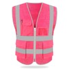 HYCOPROT High Visibility Mesh Safety Reflective Vest with Pockets and