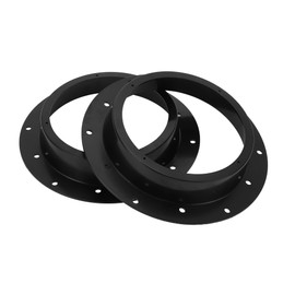 INFINAUTO Speaker Spacer Ring Tweeter Speaker Spacer Adapter Front for 6.5 Inch for Volkswagen Transporter T5 ABS Black Waterproof