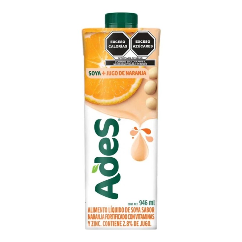 ADES - JUGO DE SOJA ASSORTED FLAVORS 946 ML -