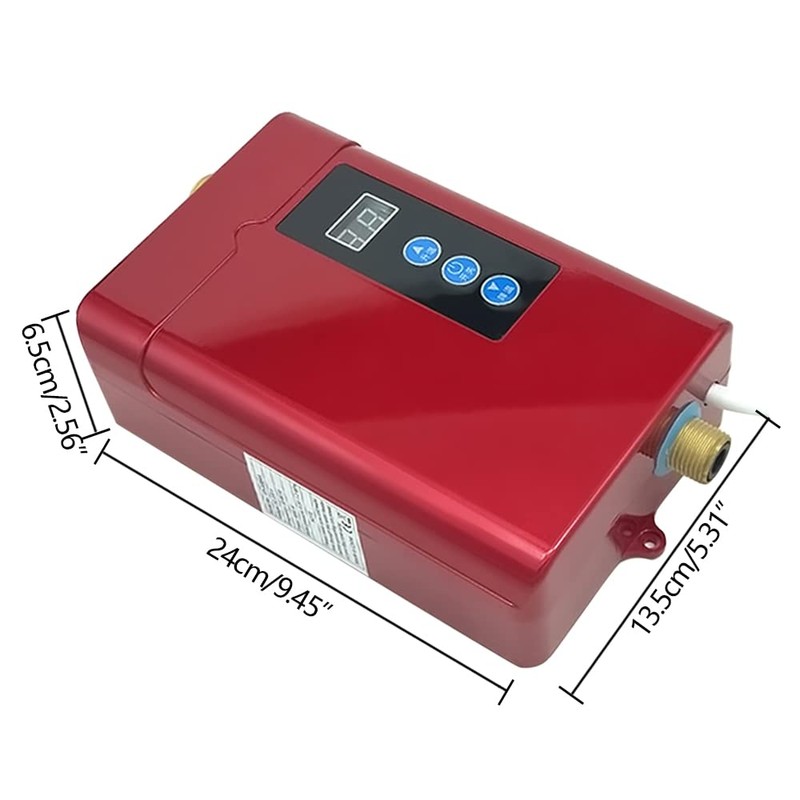 3KW Electric Tankless Hot Water Heater Portable Mini On Demand