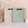SKYDUE Clipboard Binder with Dividers,1 Inch 3 Ring Binder with