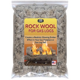 Midwest Hearth Rock Wool for Gas Log - 6 oz. Bag