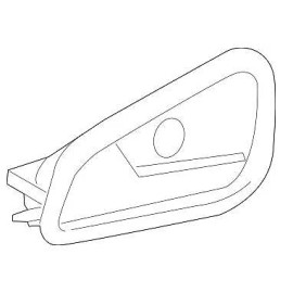 Left Hand Door Inside Handle - with Ambient Lighting