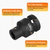 sourcing map 6 Point Impact Socket 9mm Metric Socket 1/2"