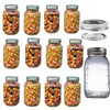 Glass Jars Wide Mouth Glass Mason Jars with Lids, Used