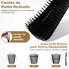 Peine de Madera Bambu,Peine de Bambu,Peine para Masaje con Bolsa