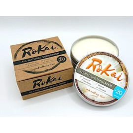 RoKai All-Natural Sunscreen Unscented SPF20 - Only 4 Ingredients, 100% Natural and Organic, Non-Toxic, Non-Nano, Chemical-Free, Perfect for Sensitive Skin (Unscented, 100ml), Recyclable Packaging