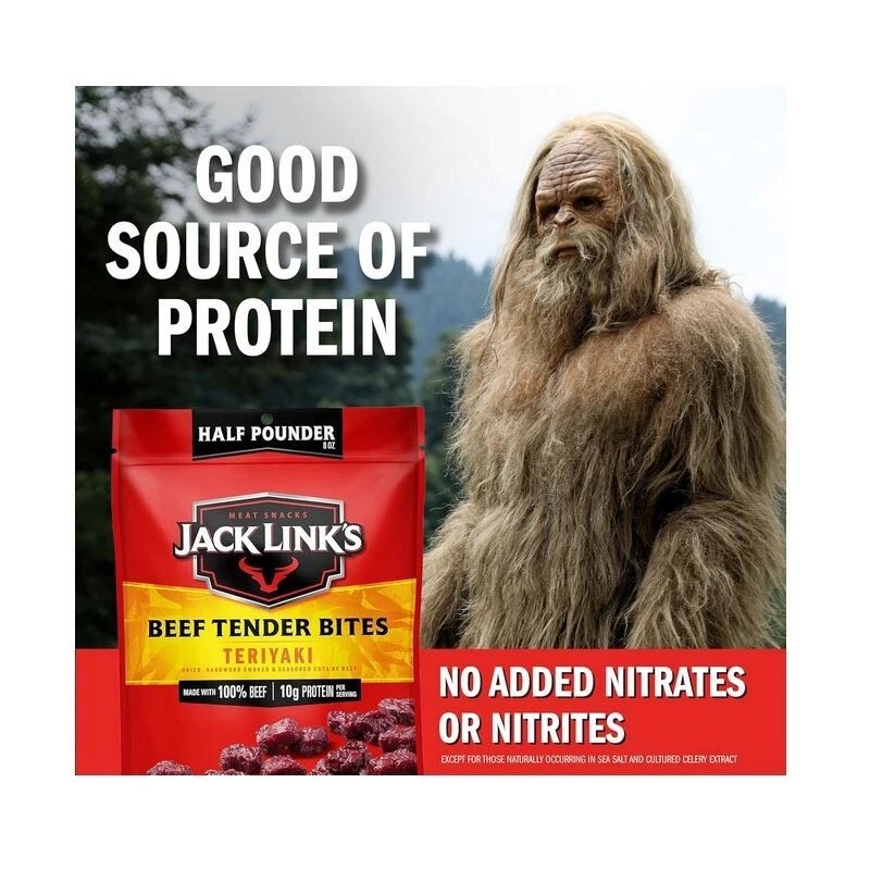 Jack Link's Beef Tender Bites, Teriyaki, Half Pounder Bag -