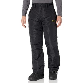 Solstice Apparel Mens Snow Pants, Black, x Large