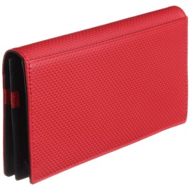 Neu Intelesse Searle Long Wallet with Coin Pocket, multicolor (black / red), Free size