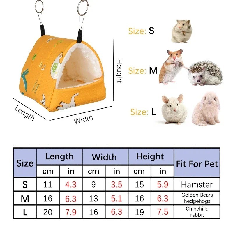 OKONOS Cute Print Bird Nest Hut Warm Hanging Bed for