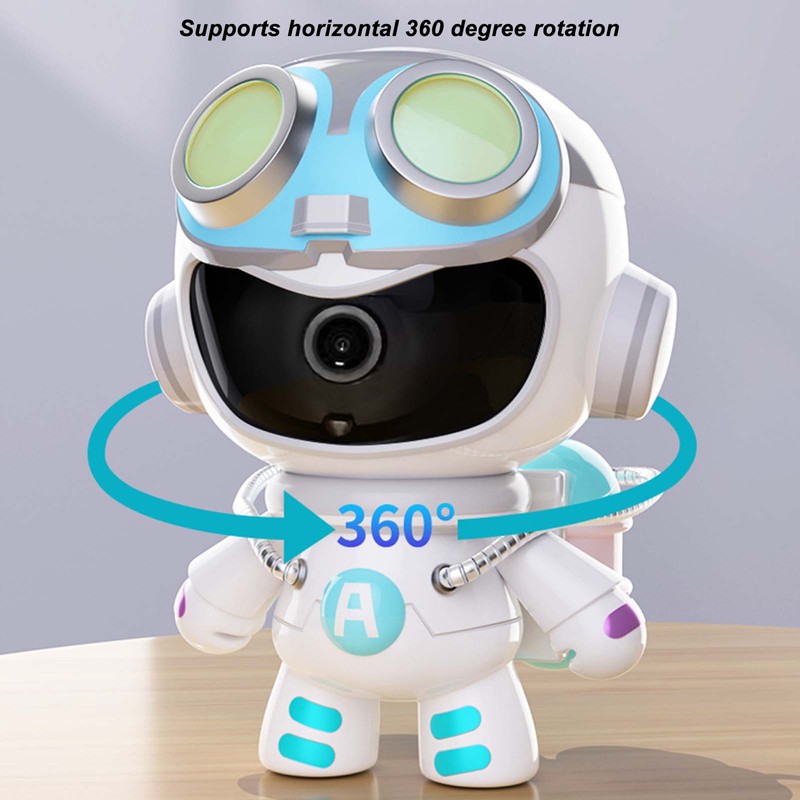 Security Camera Wireless WiFi Spaceman Robot Shape 1080p HD Night