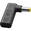 Artilits 100W Barrel Adapter 5.5x2.5mm to USB C, USBC to 5.5x2.5mm DC Adapter Support 5V 12V 19V Made for Asus Laptops, Printer,Car Refrigerator Series