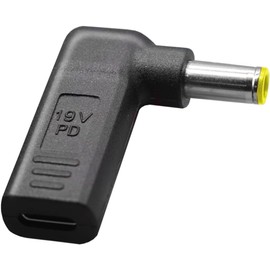 Artilits 100W Barrel Adapter 5.5x2.5mm to USB C, USBC to 5.5x2.5mm DC Adapter Support 5V 12V 19V Made for Asus Laptops, Printer,Car Refrigerator Series