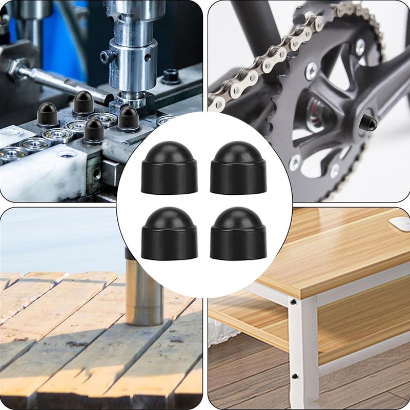 50 PCS Hex Nut Cover M8 Nut and Bolt Protective