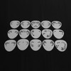 15 Pcs Face Paint Stencils Set PP Reusable Temporary Face