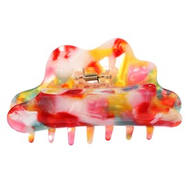 FRCOLOR Large Cloud Acrylic Hair Claw Clip for Women Cute Jumbo Jaw Clip Non-Slip Grip Hair Accessory Suitable for Parties and Daily Wear