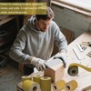 Total 40 Yards 2-3/4" Wide PSA Continuous Sandpaper Roll Kit