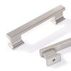 Cotykiley 6 Pack 3.75 Inch(96mm) Brushed Satin Nickel Cabinet Handles
