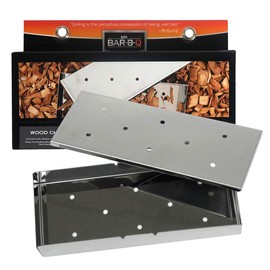 Mr Bar B Q Stainless Steel Smoker Box with Lid
