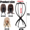 obeoby obeoby Wig Stand, Portable Wig Holder Wig Head Stand