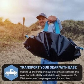 Hang 11 Waterproof Wetsuit Changing Mat Bag with Shoulder Strap