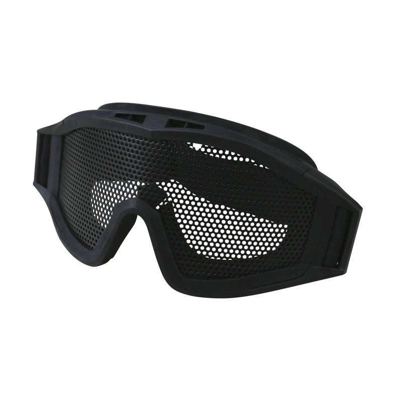 Kombat Operators Mesh Goggles - Black Tactical Airsoft Eye Protection