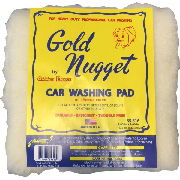 SM Arnold 9" x 9" Gold Nugget Wash Pad Detailing