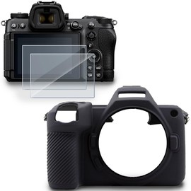 HUADU Screen Protector Compatible for Nikon Z6 III Z6III Camera,Tempered Glass Film Anti Scratch High Definition and Soft Silicone Case