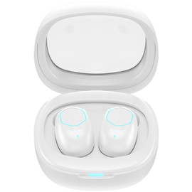 Wireless Earbuds Bluetooth Headphones, 40H Playtime Stereo IPX5 Waterproof Ear Buds, LED Power Display Cordless in-Ear Earphones with Microphone for iOS Andriod