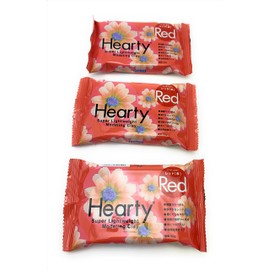 Red Hearty Air-Drying Super Lightweight Modelling Clay - 3 x 50g Packs (from Katy Sue)