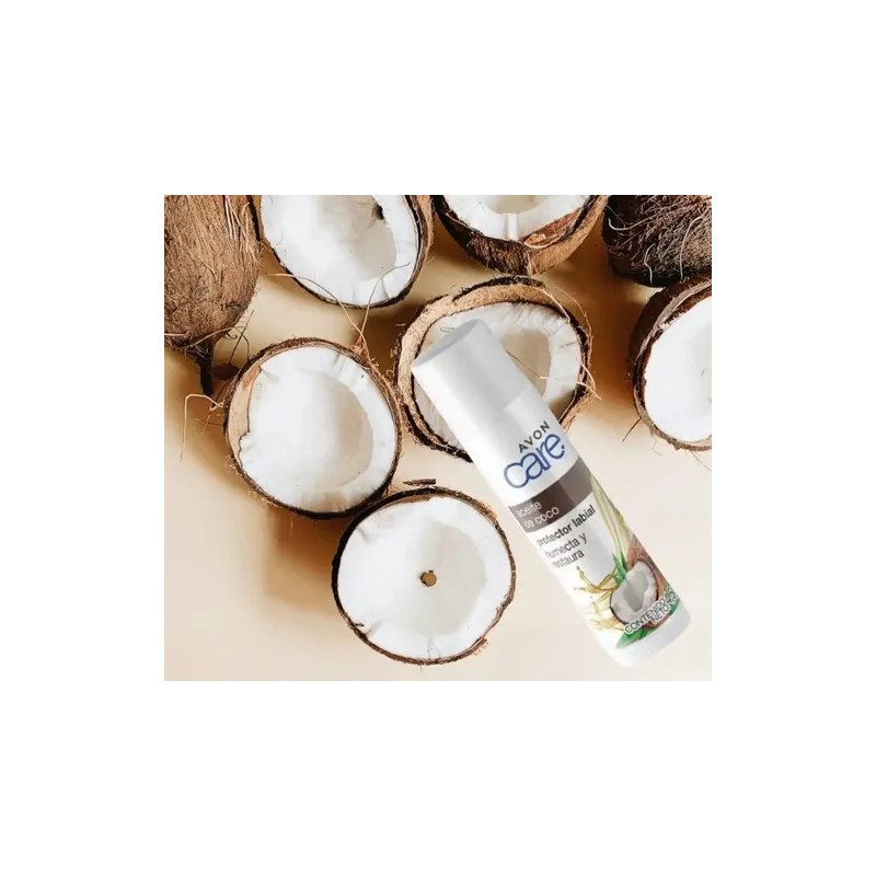 Bálsamo Labial Hidratante Aceite D Coco 3 En 1 Avon