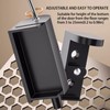 VACNEA Heavy Duty Windproof Door Stopper, Mechanical Height Adjustable Floor