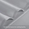 Tifschlaf Light Grey Pillowcases 2 Pack - Standard Size Pillow