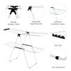 Nightcore 2-Layer Clothes Drying Rack, Aluminum Drying Rack with Adjustable