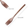 8 Pack Wooden Forks, findTop 9 Inch Long Handle Reusable