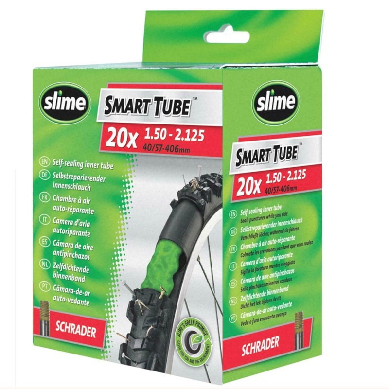 Slime Smart Tube 20" X 1.50-2.125 Self Healing Bike Inner