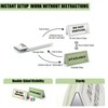 Do Not Disturb Desk Sign, Double Sided PVC Table Tent