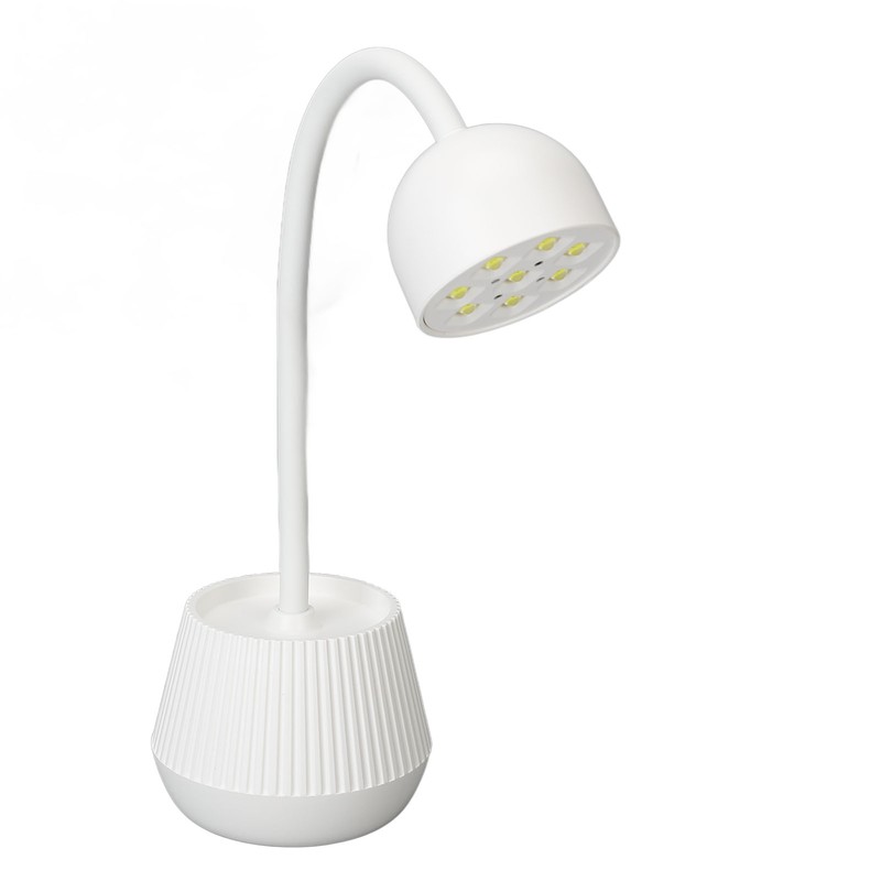 Lotus Shape Nail Lamp 360 Degree Rotatable Infrared Induction Gooseneck