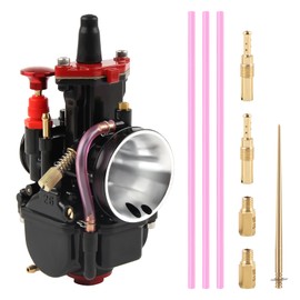 DOCAS PWK 28mm Carburettor for Universal 75cc to 125cc Dirt Bike Motocross Motorcycle Scooter ATV Quad - Black