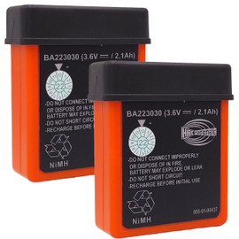 LITKEQ (2 Pack) 3.6V 2100mAh BA223030 Rechargeable Battery for HBC Crane Remote Control, HBC BA223030 / BA223000 / FUB6 Battery