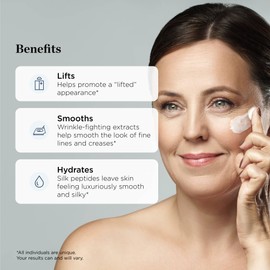 Beverly Hills MD Lift & Firm Sculpting Cream- Tighten & Tone Skin, Anti-Aging Lotion for Smooth, Moisturized Complexion- Lift and Smooth Face, Neck, Décolleté w/Silk Peptides, + Aloe Vera, Vitamin E