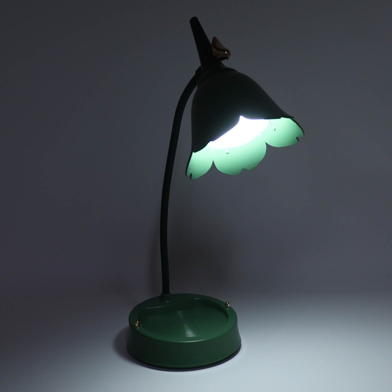 3W LED Touch Desk Lamp 3 Gear Dimmable Foldable Petal