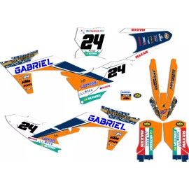 KTM 2023 KTM SX-SXF 125-450 Team SS24 KTM Kit & Plates Dirt Bike Graphics