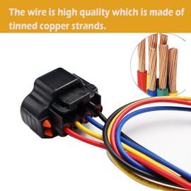 LIZAPUS Ignition Coil Connector Compatible with Toyota Camry 1992-2001 90919-02218 Wiring Pigtail Harness