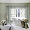 HOMEIDEAS Sage Green Sheer Curtains 52 x 54 Inch Length