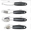 HAPPOW 4Pcs Wide Handled Easy Grip Cutlery Set,Easy Grip Cutlery