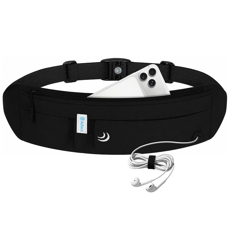 Adiwo Running Belt, Lightweight Running Waist Belt, Lightweight Waist Pack