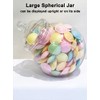 3200ml Spherical Victorian Style Food Grade Plastic Sweet Jars -